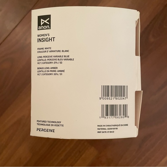 Women's Anon Burton Insight Goggle with Spare Lens - Picture 7 of 7